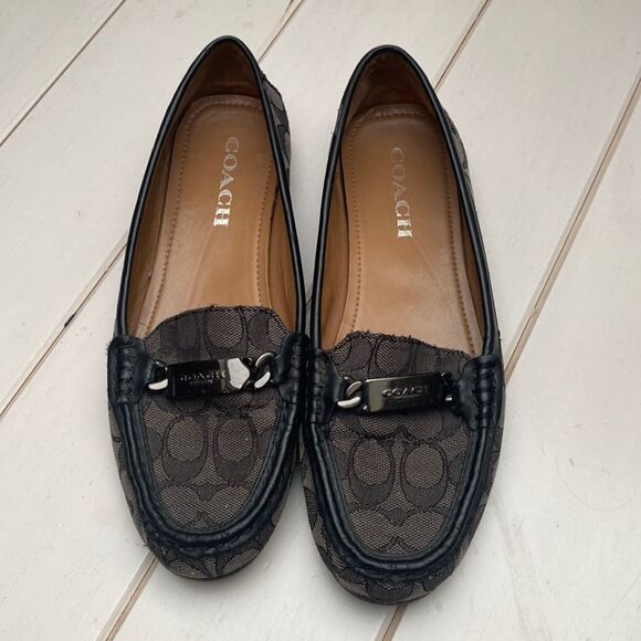 Coach Black and Brown Loafers - Picture 1 of 13